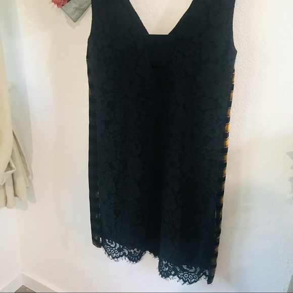 NWT French Connection Emma Stripe Velvet Dress 6 - Picture 6 of 10